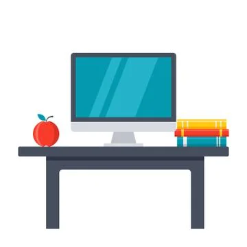 Workplace Vector Icon Stock Illustration