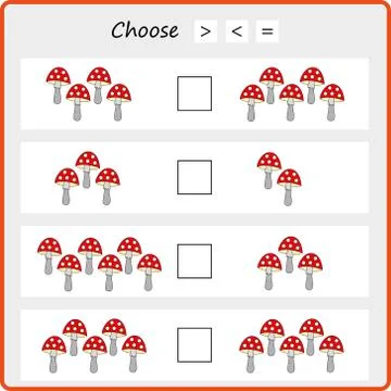 Worksheet. Mathematical puzzle game. Learning mathematics, tasks for addition Stock Illustration