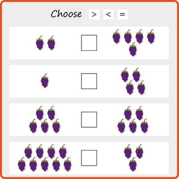 Worksheet. Mathematical puzzle game. Learning mathematics, tasks for addition Stock Illustration