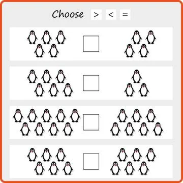 Worksheet. Mathematical puzzle game. Learning mathematics, tasks for addition Stock Illustration