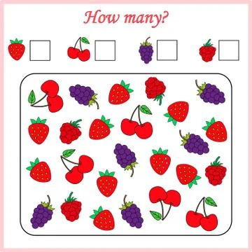 Worksheet. Mathematical puzzle game. Learning mathematics, tasks for addition Stock Illustration