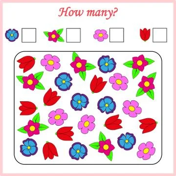 Worksheet. Mathematical puzzle game. Learning mathematics, tasks for addition Illustrazione stock