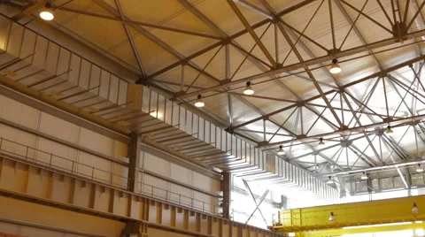 Workshop Of Aluminum Smelter Video stock 62090233