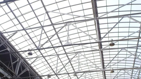 In a workshop at the cable plant Stock Footage 117596308