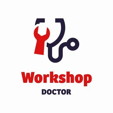 Workshop Doctor Logo Stock Illustration