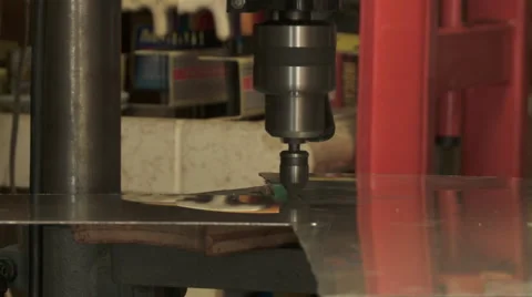 Workshop Drill Steel 4 Stock Footage 47126811