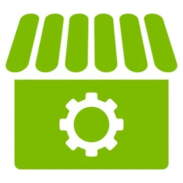 Workshop Flat Icon Stock Illustration