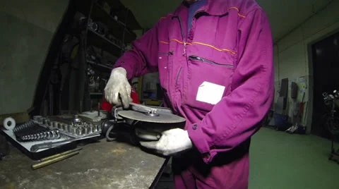 In the Workshop Stock Footage 39416245