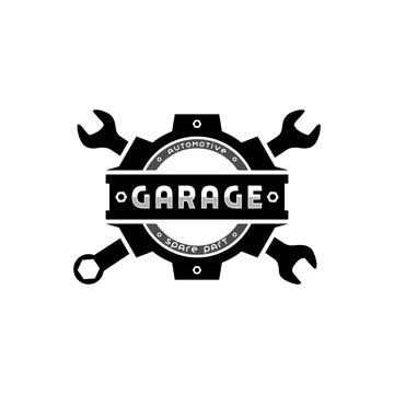 Workshop Garage Logo Stock Illustration