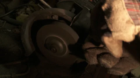 Workshop Grinder 1 Stock Footage 47180515
