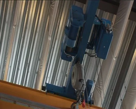 Workshop hoist Stock Footage 8836137