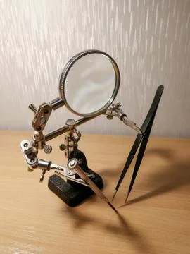 Workshop holder with tools Stock Photos