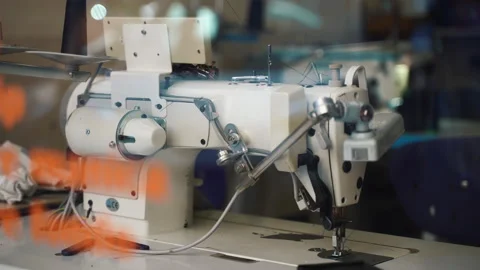 Workshop interior reflecting through the window with the printed list of atelier Stock Footage 246965363