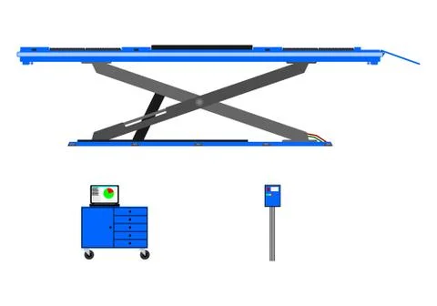 Workshop lift Stock Illustration