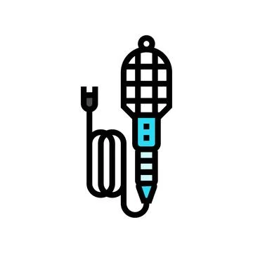Workshop light car repair tool color icon vector illustration Stock Illustration