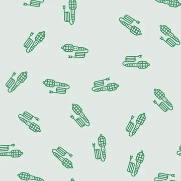 Workshop light car repair tool line seamless pattern 스톡 일러스트
