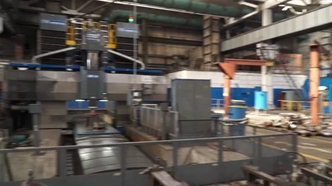 Workshop with machine tools Stock Footage 140772454
