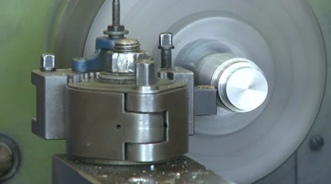 WORKSHOP METALWORKING LATHE 1 Stock Footage 39344794