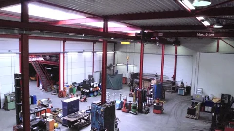 Workshop Pan Stock Footage 2322355