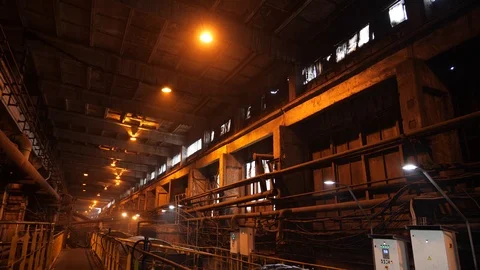 Workshop for the production of iron ore concentrate. Stock Footage 116763871
