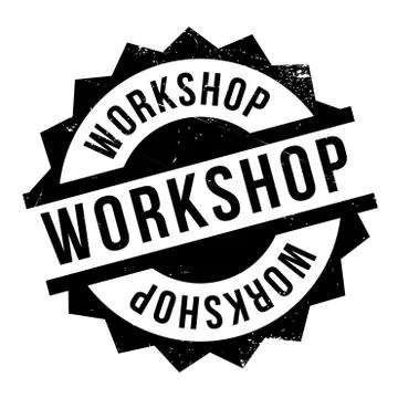 Workshop rubber stamp Illustrazione stock