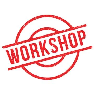 Workshop rubber stamp Stock Illustration