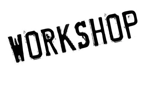 Workshop rubber stamp Stock Illustration