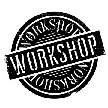 Workshop rubber stamp Illustrazione stock