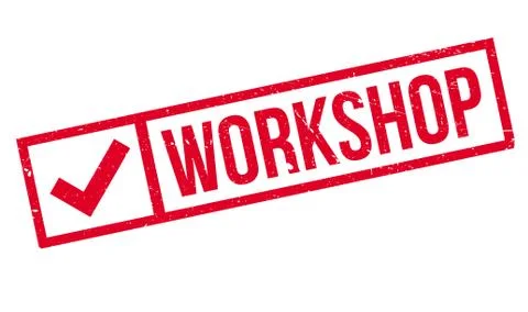 Workshop rubber stamp Stock Illustration