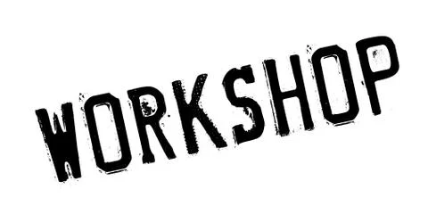 Workshop rubber stamp Illustrazione stock