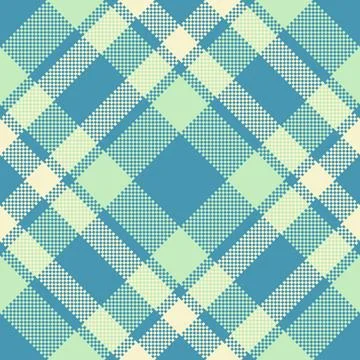 Workshop seamless check background, tattersall fabric texture tartan. Male .. Stock Illustration