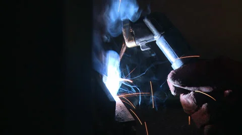 WORKSHOP SHIELDED METAL ARC WELDING 1 Stock Footage 39341726
