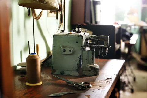 Workshop, studio furrier Stock Photos