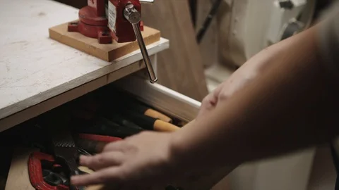 Workshop tools Stock Footage 128773591
