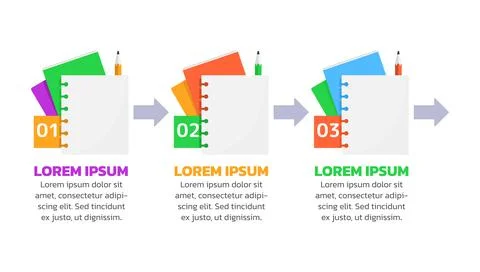 Workshop training infographic chart design template Illustrazione stock