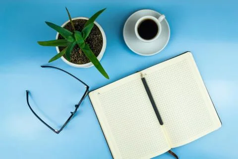 Workspace of a creative office worker. Stock Photos