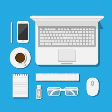 Workspace Stock Illustration