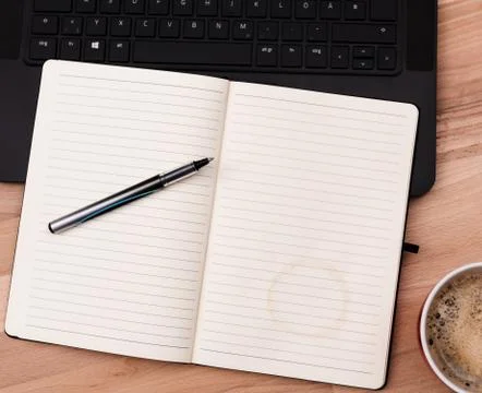 Workspace with Laptop 库存照片