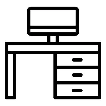 Workspace Vector Icon Design Illustration Illustrazione stock