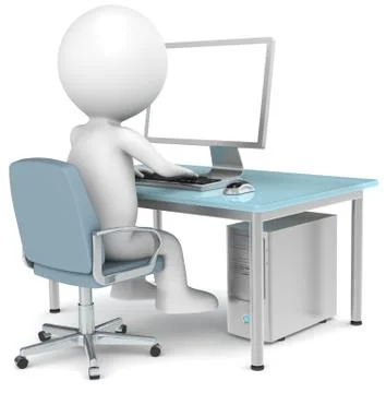 Workstation Stock Illustration