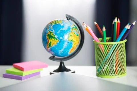 Worktable for study 写真素材