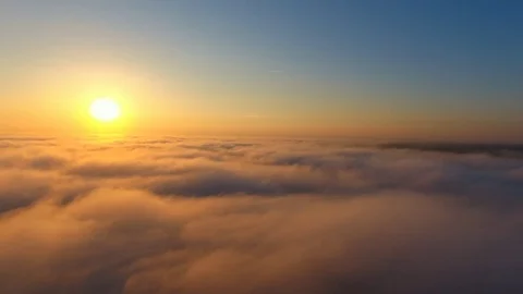 World above the clouds Stock Footage