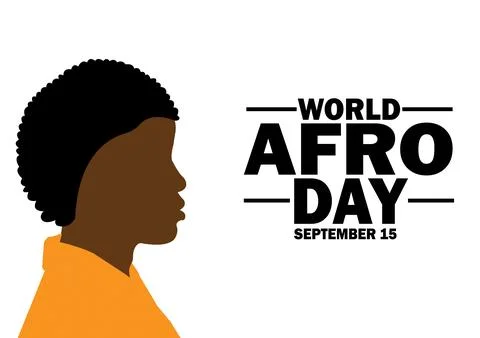 World Afro Day Stock-Illustration
