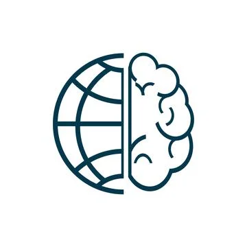 World of AI connection, AI network vector design, AI chip icon vector illus.. Stock-Illustration