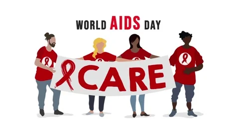 World Aids Day Animation Background Stock Footage 221698986