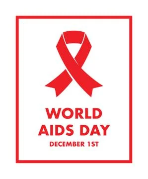 World aids day background Stock-Illustration