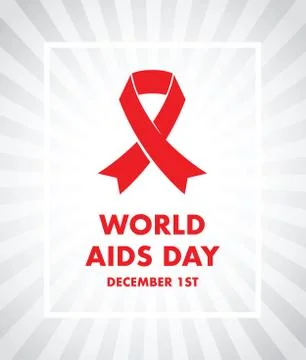 World aids day background Stock Illustration