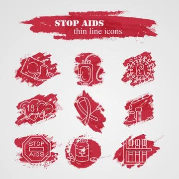 World Aids Day concept Stock Illustration