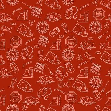 World Aids Day concept Stock Illustration