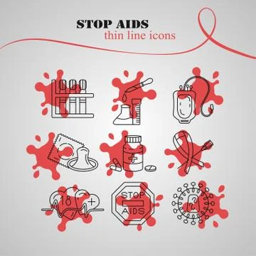 World Aids Day concept Stock Illustration